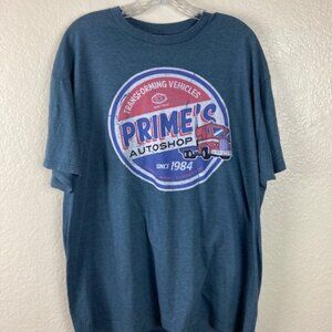 Design by Humans Blue, Red & White T-Shirt Sz 2XL